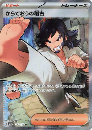 Black Belt's Training 220/193 [M2a High Class Pack MEGA Dream ex] Holofoil (Japanese)
