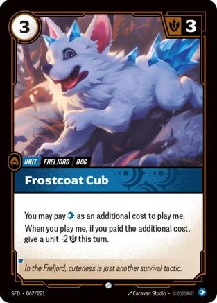 Frostcoat Cub (067/221) [Spiritforged] Foil