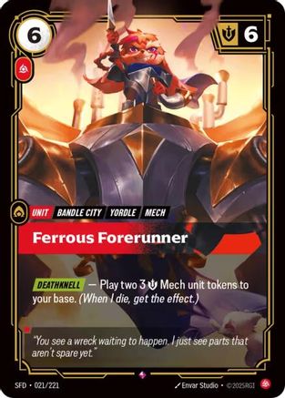 Ferrous Forerunner (021/221) [Spiritforged] Foil