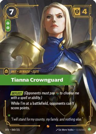 Tianna Crownguard (060/221) [Spiritforged] Foil