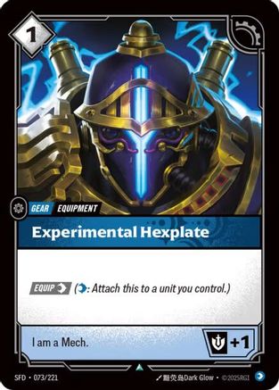 Experimental Hexplate (073/221) [Spiritforged] Foil
