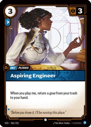 Aspiring Engineer (061/221) [Spiritforged] Foil