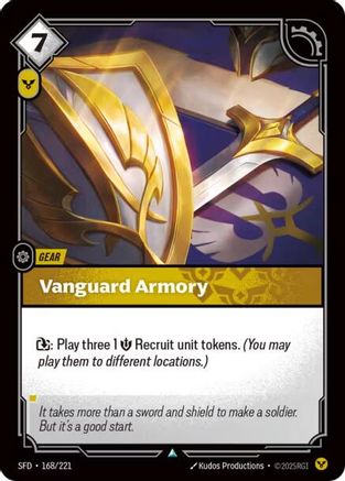 Vanguard Armory (168/221) [Spiritforged] Foil