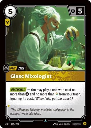 Glasc Mixologist (165/221) [Spiritforged] Foil