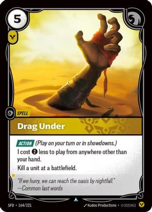 Drag Under (164/221) [Spiritforged] Foil