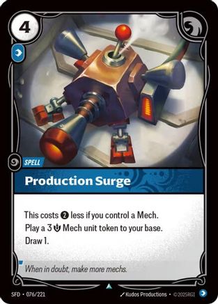 Production Surge (076/221) [Spiritforged] Foil