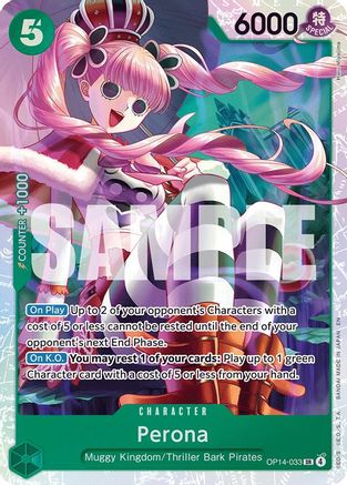 Perona - OP14-033 [The Azure Sea's Seven] Super Rare