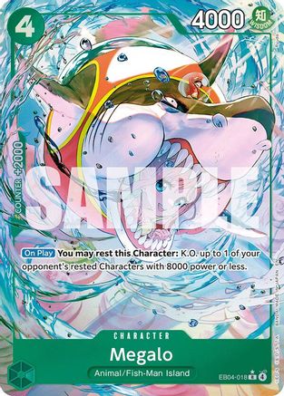 Megalo (Alternate Art) [The Azure Sea's Seven] Rare