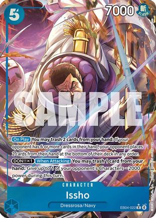 Issho - EB04-022 (Alternate Art) [The Azure Sea's Seven] Rare
