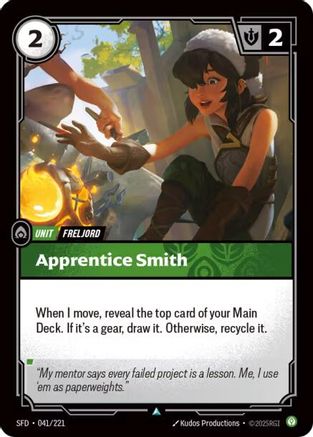 Apprentice Smith (041/221) [Spiritforged] Foil