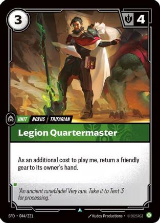 Legion Quartermaster (044/221) [Spiritforged] Foil