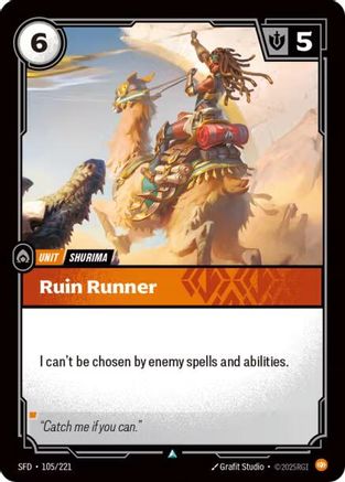 Ruin Runner (105/221) [Spiritforged] Foil