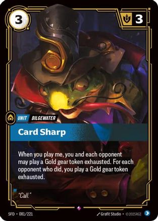 Card Sharp (081/221) [Spiritforged] Foil