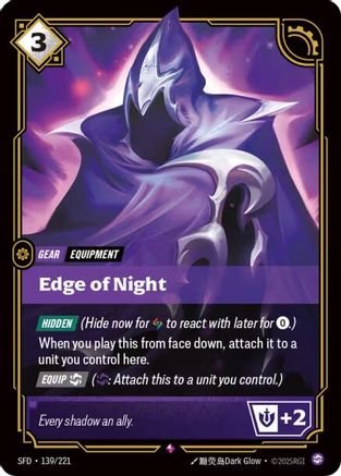 Edge of Night (139/221) [Spiritforged] Foil