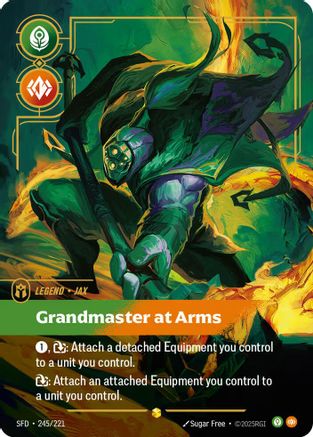 Jax - Grandmaster At Arms (Overnumbered) (245/221) [Spiritforged] Foil