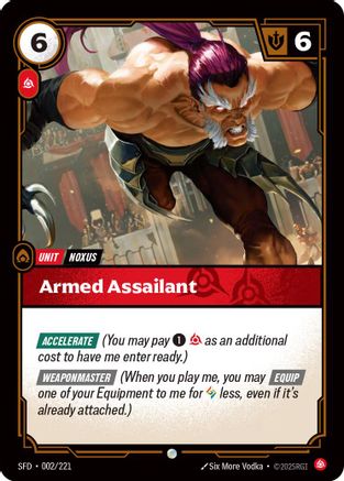 Armed Assailant (002/221) [Spiritforged] Foil