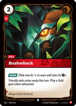 Bushwack (004/221) [Spiritforged] Foil