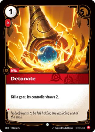 Detonate (005/221) [Spiritforged] Foil