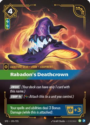 Rabadon's Deathcrown (191/221) [Spiritforged] Foil