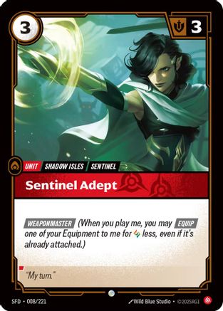 Sentinel Adept (008/221) [Spiritforged] Foil