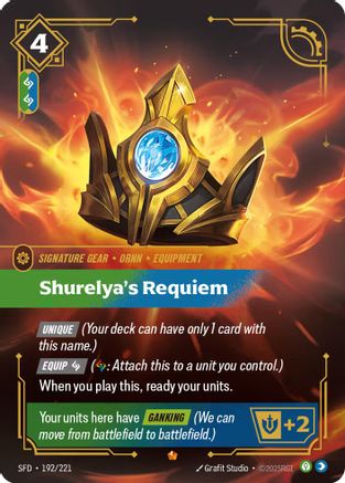 Shurelya's Requiem (192/221) [Spiritforged] Foil