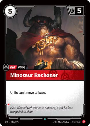 Minotaur Reckoner (014/221) [Spiritforged] Foil