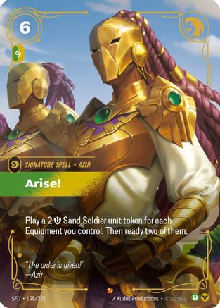 Arise! (198/221) [Spiritforged] Foil