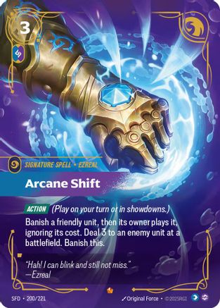 Arcane Shift (200/221) [Spiritforged] Foil
