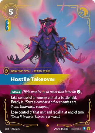 Hostile Takeover (202/221) [Spiritforged] Foil