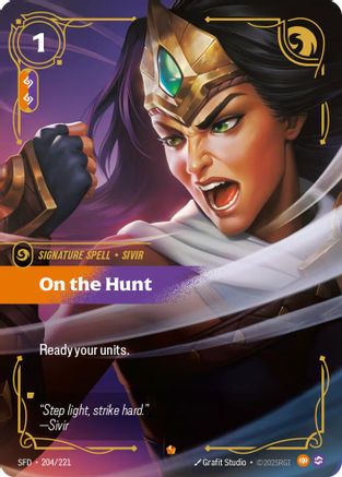 On the Hunt (204/221) [Spiritforged] Foil