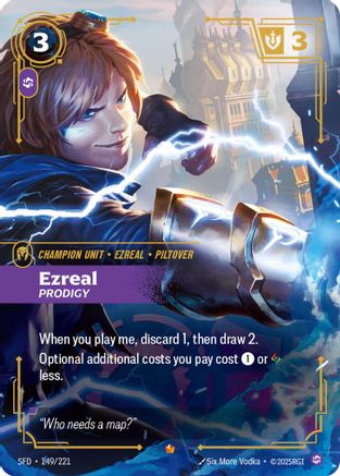 Ezreal - Prodigy (149/221) [Spiritforged] Foil