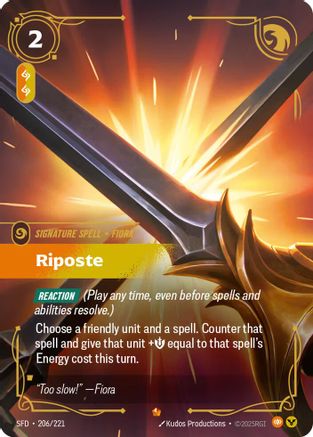 Riposte (206/221) [Spiritforged] Foil