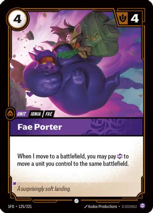 Fae Porter (125/221) [Spiritforged] Foil