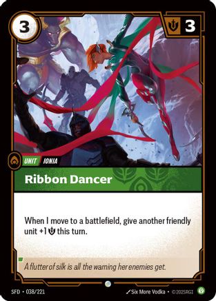 Ribbon Dancer (038/221) [Spiritforged] Foil