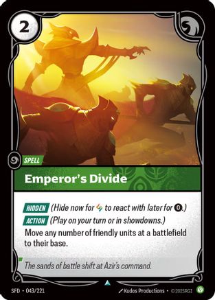 Emperor's Divide (043/221) [Spiritforged] Foil