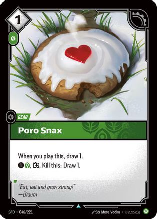 Poro Snax (046/221) [Spiritforged] Foil