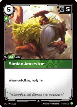 Simian Ancestor (047/221) [Spiritforged] Foil