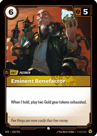 Eminent Benefactor (152/221) [Spiritforged] Foil