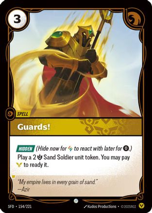 Guards! (154/221) [Spiritforged] Foil