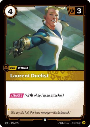 Laurent Duelist (156/221) [Spiritforged] Foil