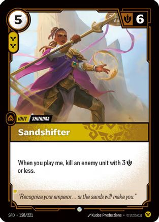 Sandshifter (158/221) [Spiritforged] Foil