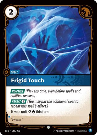 Frigid Touch (066/221) [Spiritforged] Foil