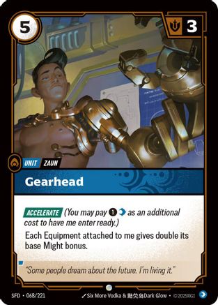 Gearhead (068/221) [Spiritforged] Foil