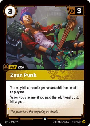 Zaun Punk (160/221) [Spiritforged] Foil