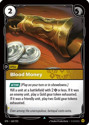 Blood Money (162/221) [Spiritforged] Foil