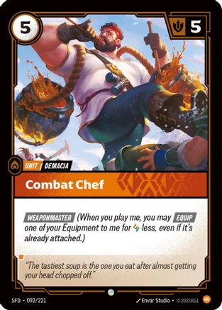 Combat Chef (092/221) [Spiritforged] Foil