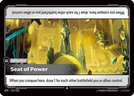 Seat of Power (217/221) [Spiritforged] Foil