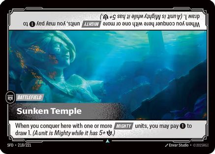 Sunken Temple (218/221) [Spiritforged] Foil