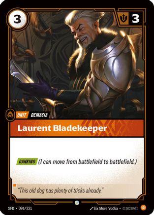 Laurent Bladekeeper (096/221) [Spiritforged] Foil