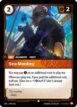 Sea Monkey (098/221) [Spiritforged] Foil
